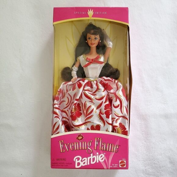 Vintage 1995 Evening Flame Barbie New in Box - Picture 1 of 6